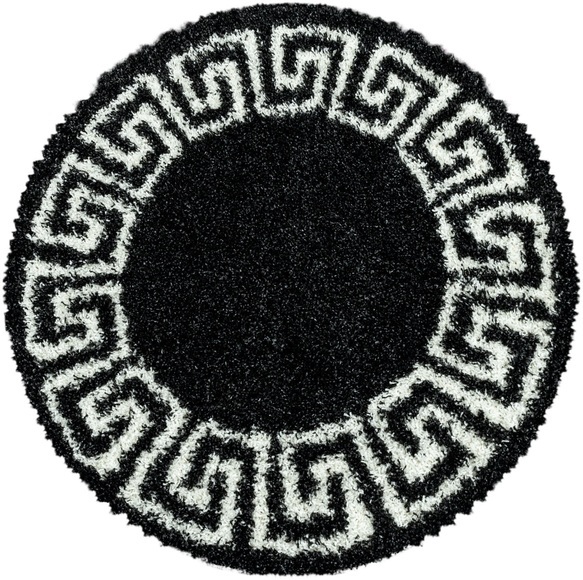 Ayyildiz Teppiche Hochflor-Teppich »HERA 3301«, rund, 50 mm Höhe