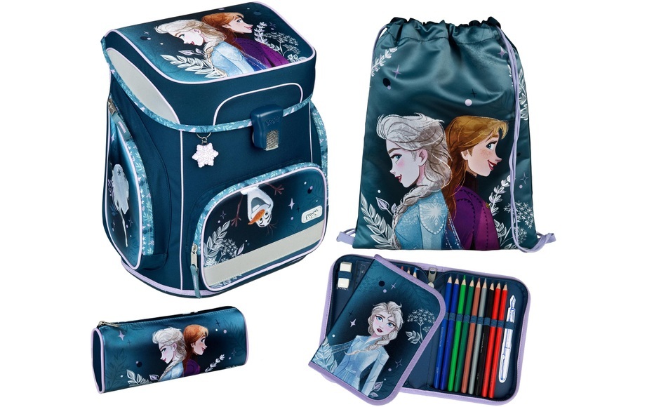 Scooli EasyFit Schulranzen-Set Frozen, 5tlg.