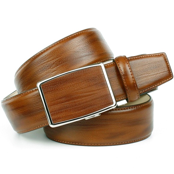 Anthoni Crown Jeansgürtel in angesagter Cognac Farbe