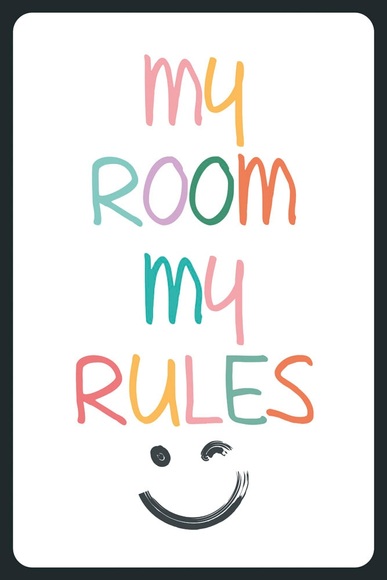 queence Metallbild »My Rules«, Sprüche, (1 St.)