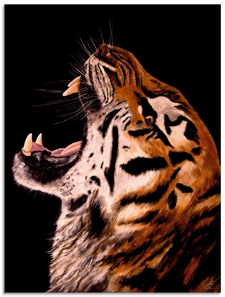 Artland Glasbild »Tiger«