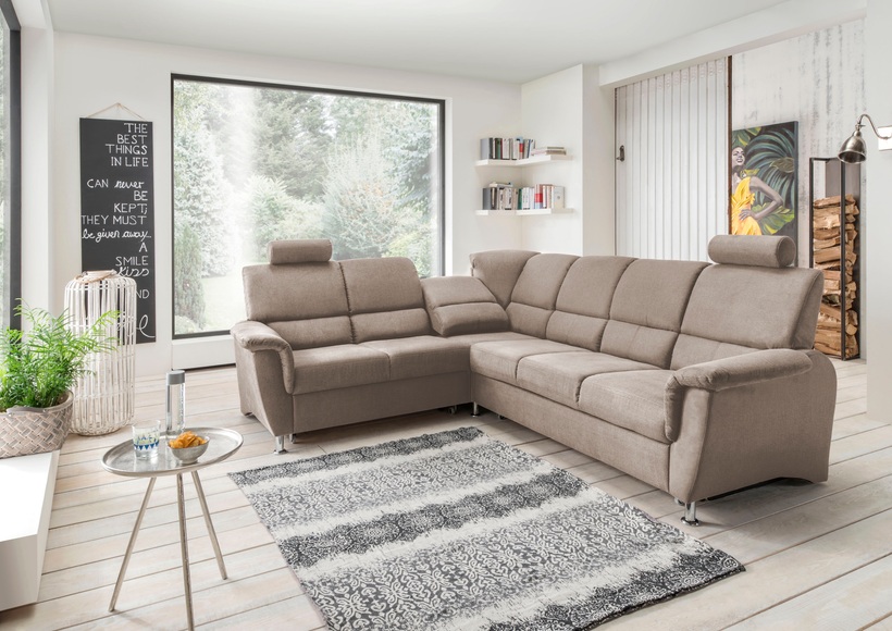 Home affaire Ecksofa »Pisa«, mit Bettfunktion und Bettkasten