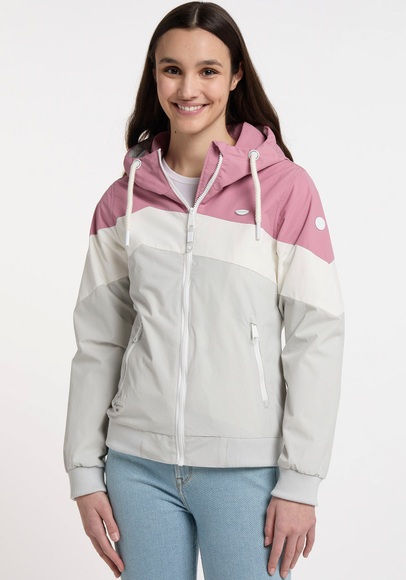Ragwear Funktionsjacke »NUGGIE BLOCK«, mit Kapuze, im Color-Blocking-Design