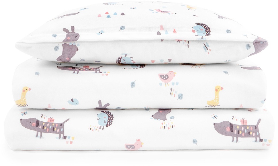 JULIUS ZÖLLNER Jersey Bettwäsche Crazy Animals - bunt - Gr.Babymode (6 - 24 Monate)
