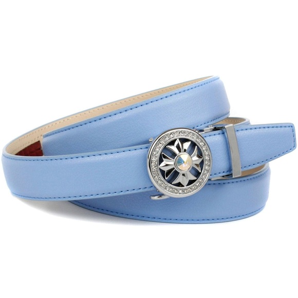 Anthoni Crown 2, 5 cm Stilvoller Automatic Gürtel in Hellblau