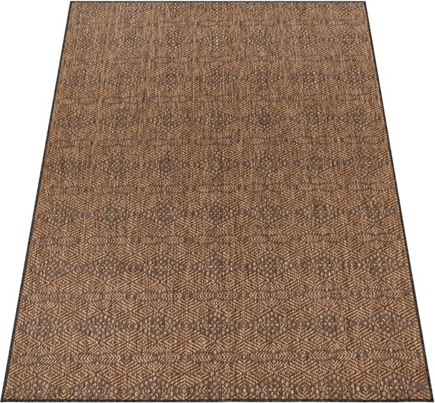 Paco Home Teppich »Illusion 329«, rechteckig, Flachgewebe, modernes Rauten Design, In- und Outdoor geeignet