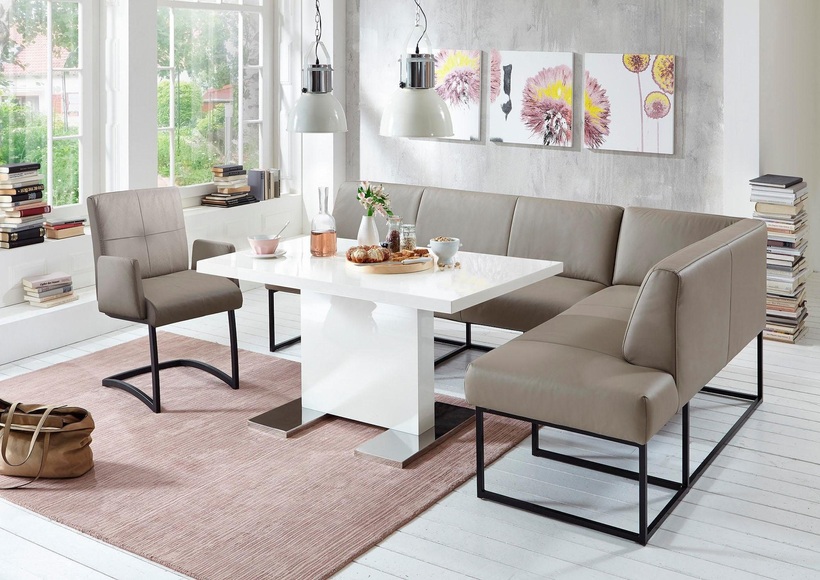 exxpo - sofa fashion Eckbank »Affogato«, Frei im Raum stellbar