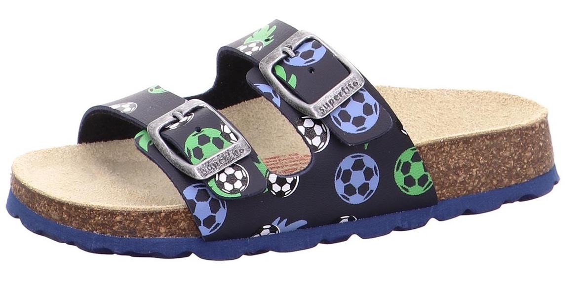 Superfit Hausschuh »FUSSBETTPANTOFFEL WMS Schuh Weiten Mess System: M IV«, mit verstellbarem Schnallenverschluss