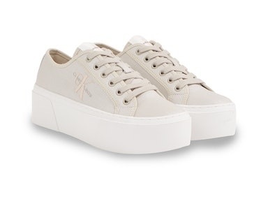 Calvin Klein Jeans Plateausneaker »CUPSOLE FLATFORM NY PEARL WN«, mit Logoschriftzug