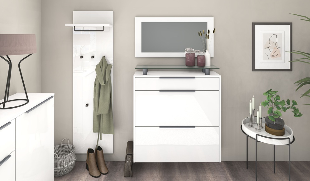 borchardt Möbel Garderoben-Set »Tom«, (3 St.), Schuhschrank hängend