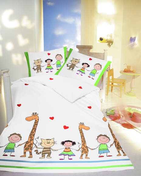 fleuresse Kinderbettwäsche »Kids«, (2 tlg.), Kindern gehört die Welt!