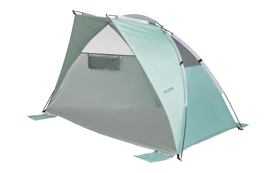 KOOR Strandmuschel »Strandzelt X-Large granite green«