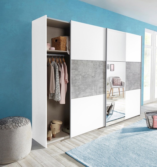 rauch BLUE Schwebetürenschrank »Prenzlau«, mit Spiegel
