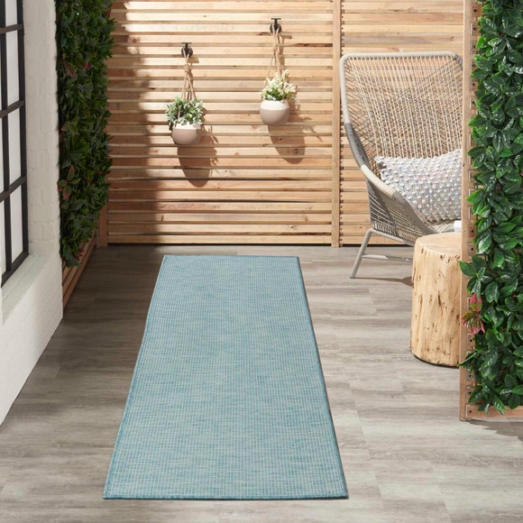Nourison Läufer »Positano«, rechteckig, 5 mm Höhe, In- und Outdoor geeignet, Wetterfest & UV-beständig, für Balkon, Terrasse und Wintergarten, besonders flach, auch für Küche oder Esszimmer und Wohnzimmer geeignet