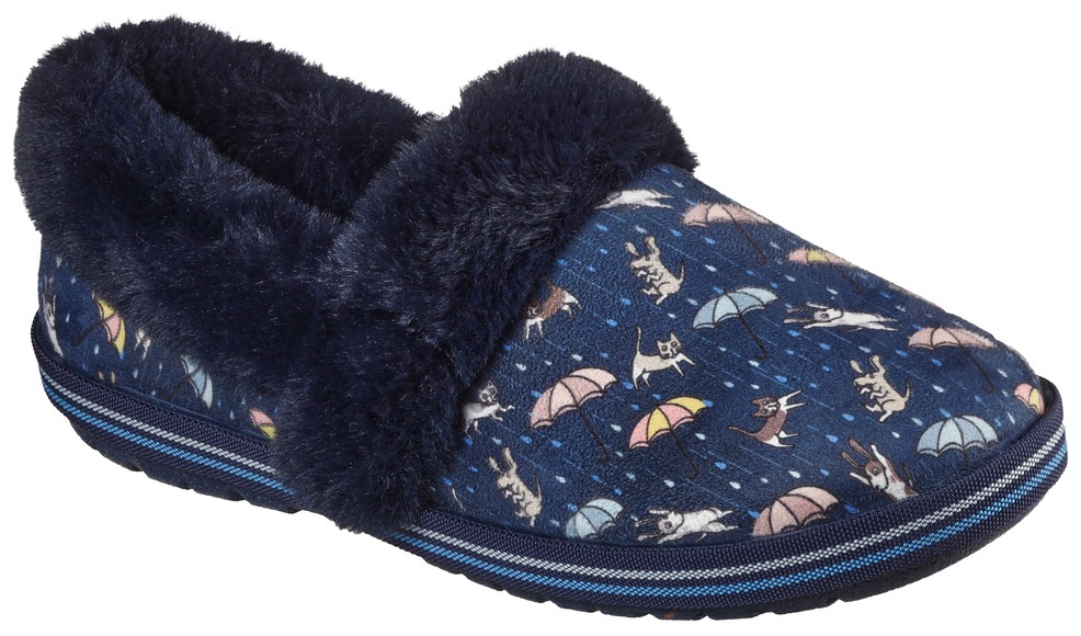 Skechers Pantoffel »TOO COZY MOVIE NIGHT«, mit witzigem Hunde- und Katzenprint