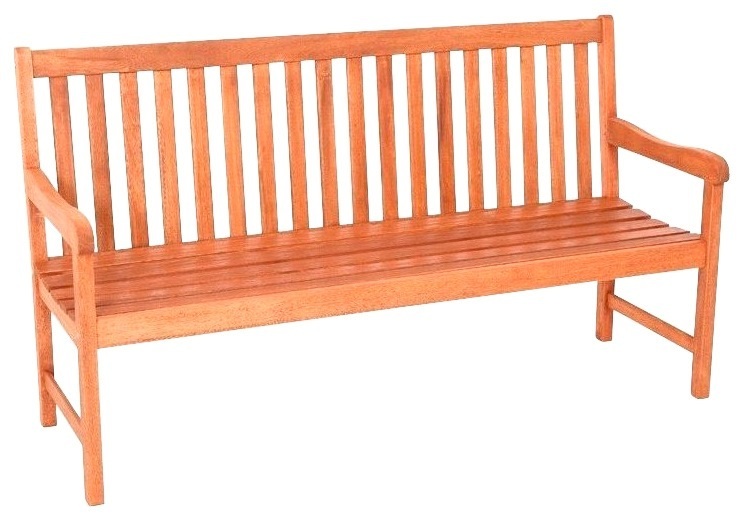 MERXX Gartenbank »Santos«, Eukalyptus, 157x89x58 cm, braun