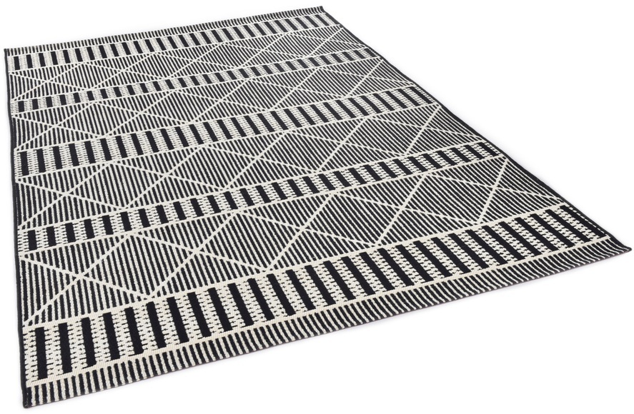 TOM TAILOR Teppich »Funky Outdoor Geometric«, rechteckig, 5 mm Höhe, Flachgewebe, In- und Outdoor geeignet, Wohnzimmer