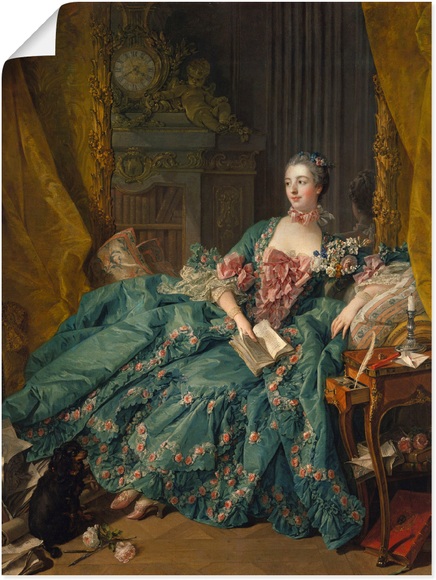 Artland Wandbild »Bildnis der Marquise de Pompadour. 1756«