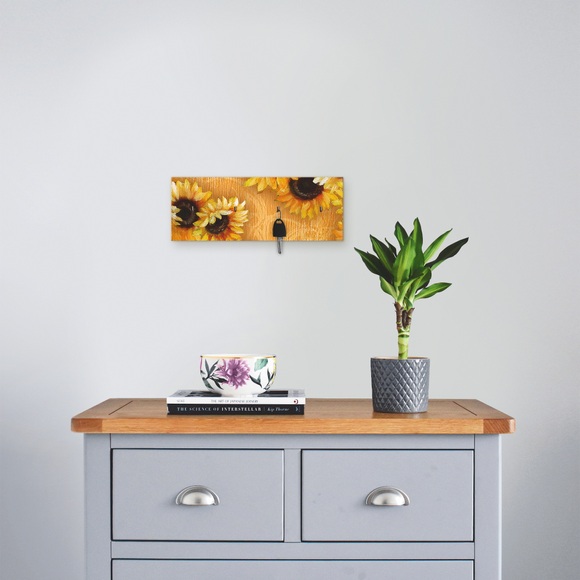 Artland Schlüsselbrett »Sonnenblumen«