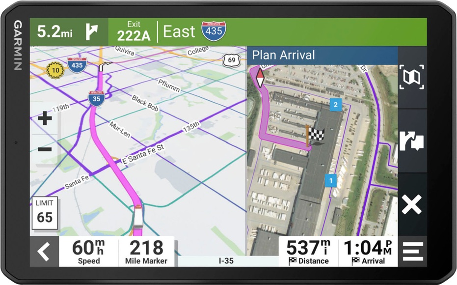 GARMIN d?zl LGV810 MT-D - LKW-Navi (Schwarz)