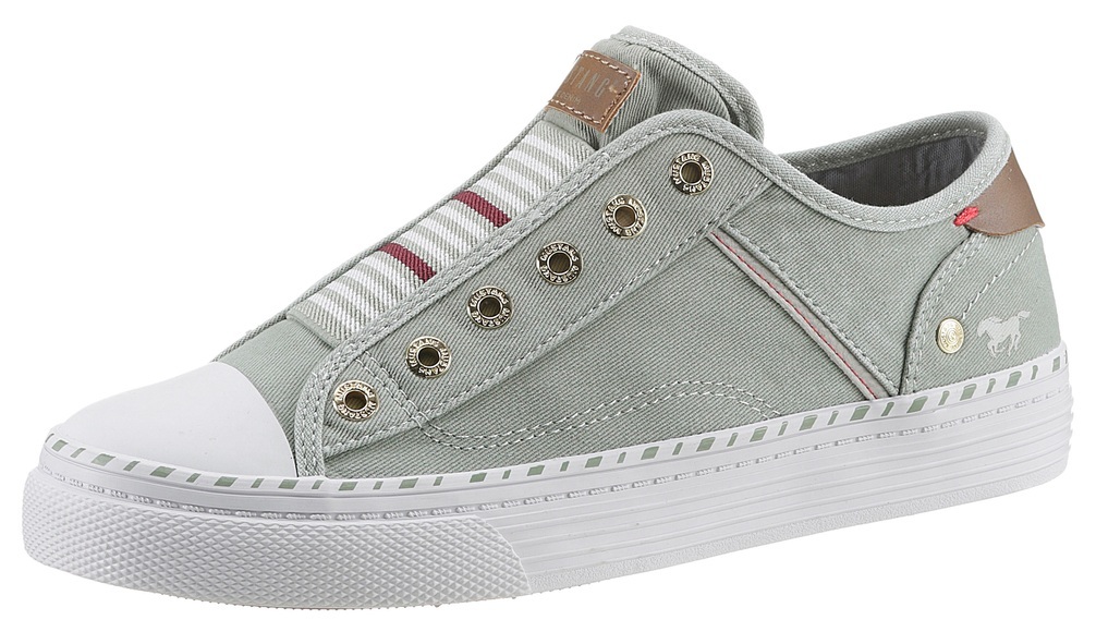 Mustang Shoes Slip-On Sneaker, mit praktischem Gummizug