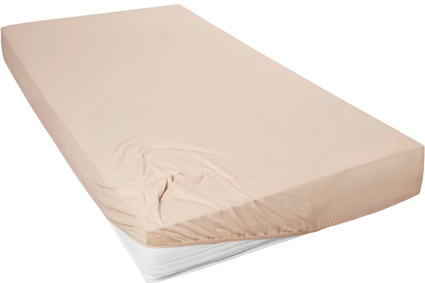 Primera Spannbettlaken »Mako-Feinjersey Spannbetttuch«, (1 St.), Geeignet für Standardmatratzen