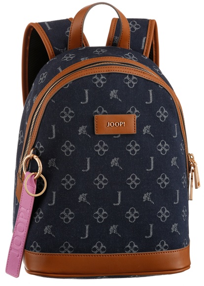 Joop! Cityrucksack »azzurro enrica backpack svz«, mit Allover-Logoprint