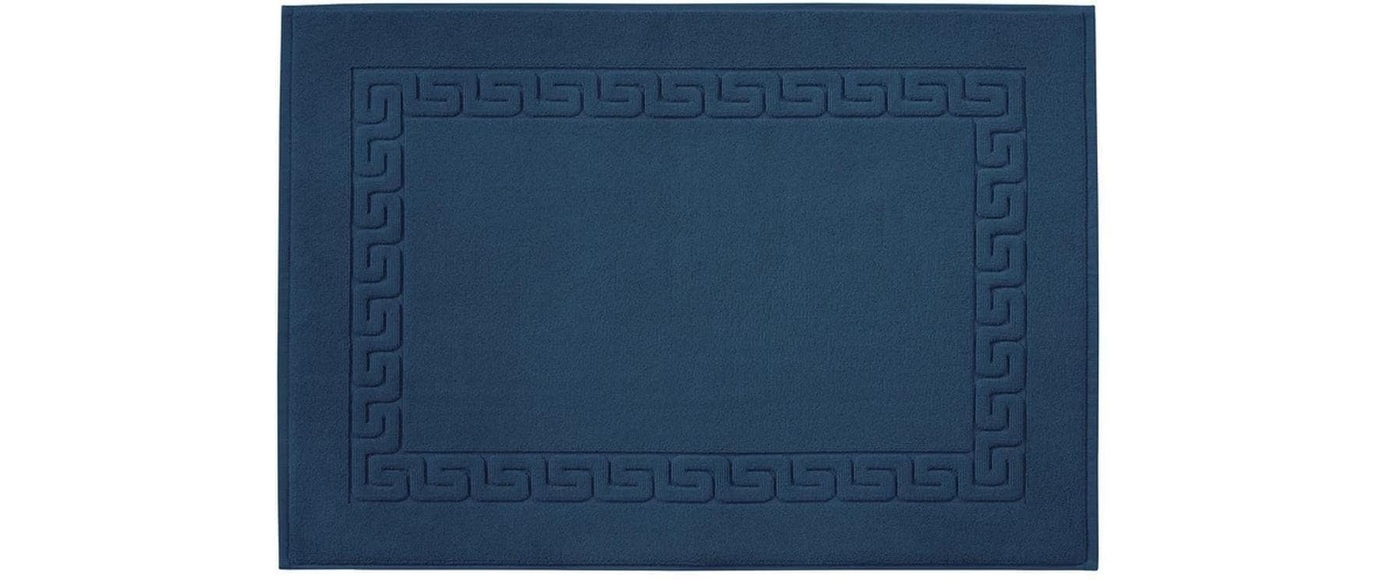 FISCHBACHER - Badematte DREAMFLOR - dunkelblau - Baumwolle - 50cm/72cm