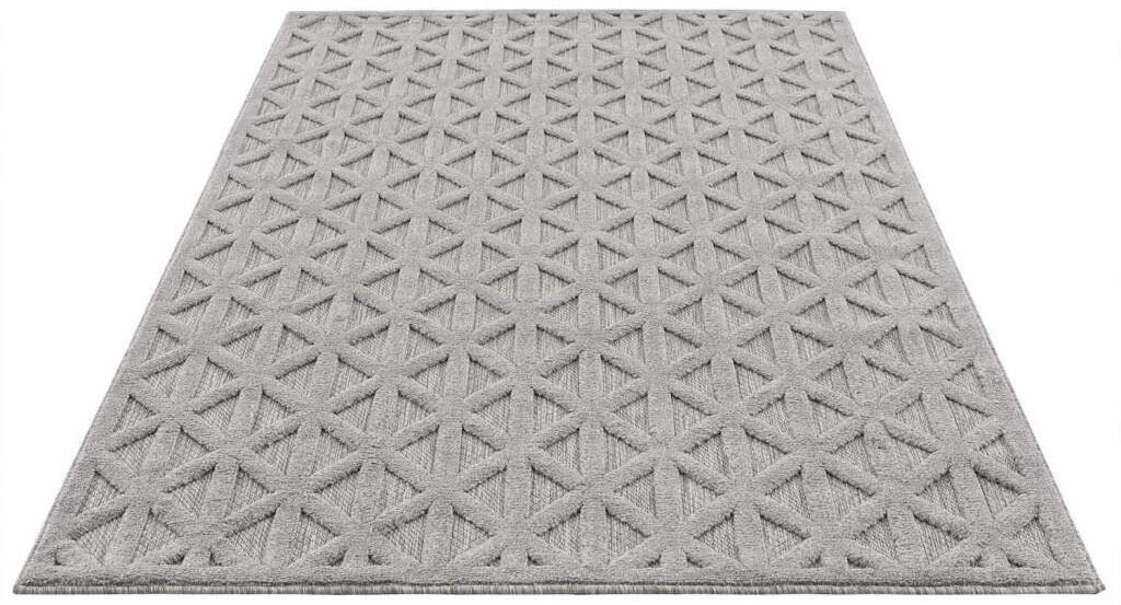 Carpet City Teppich »SANTORINI 58500«, rechteckig, 5 mm Höhe, 3D-Design: Flor erzeugt ein Hoch-Tief-Effekt, In- und Outdoor geeignet