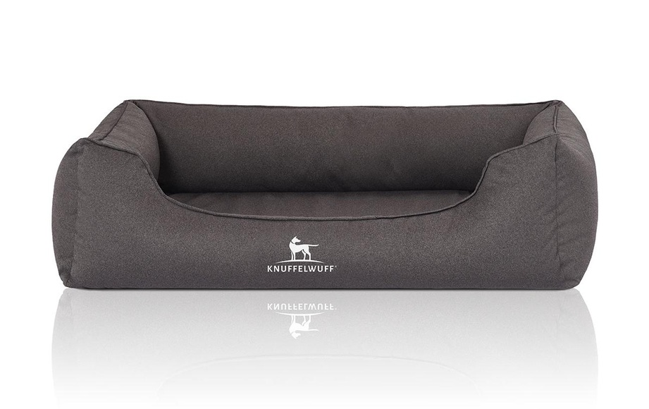 Knuffelwuff Tierbett »Leon Velour XXXL, 155 x 105 cm, Anthrazit«