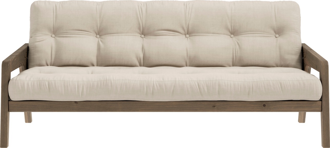 Karup Design Schlafsofa »Grab«, Mit Holzstruktur, inkl. Futonmatratze, Liegefläche 130x190 cm