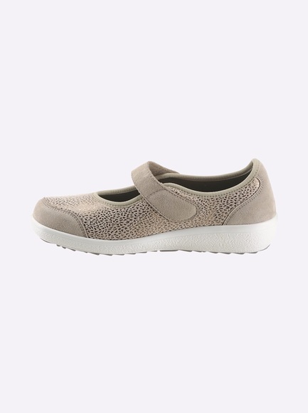 Klettslipper Varomed taupe