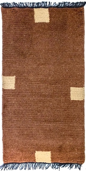 morgenland Wollteppich »Nepal Teppich handgeknüpft braun«, rechteckig, 18 mm Höhe, handgeknüpft