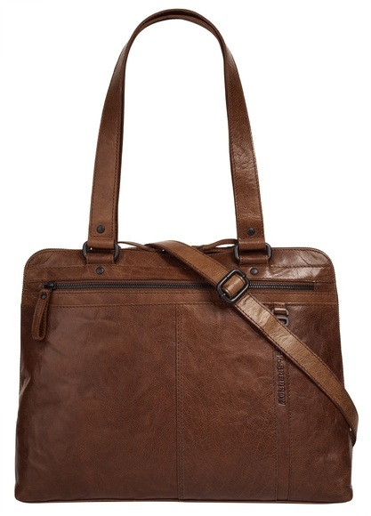 Spikes & Sparrow Shopper »LAPTOP SHOULDER BAG«, echt Leder