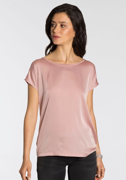 Laura Scott Shirtbluse, aus Satin und Jersey - NEUE FARBEN