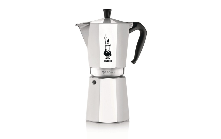 Bialetti Moka Express 12 Tassen Filtersystem aluminium