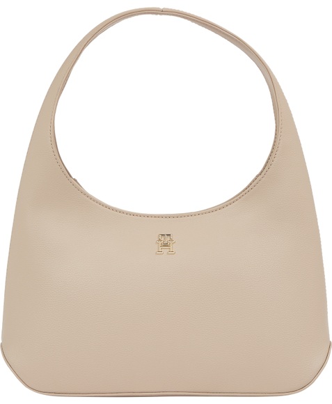 Tommy Hilfiger Schultertasche »HILFIGER STAPLE SHOULDER BAG«, mit TH-Monogramm vorne