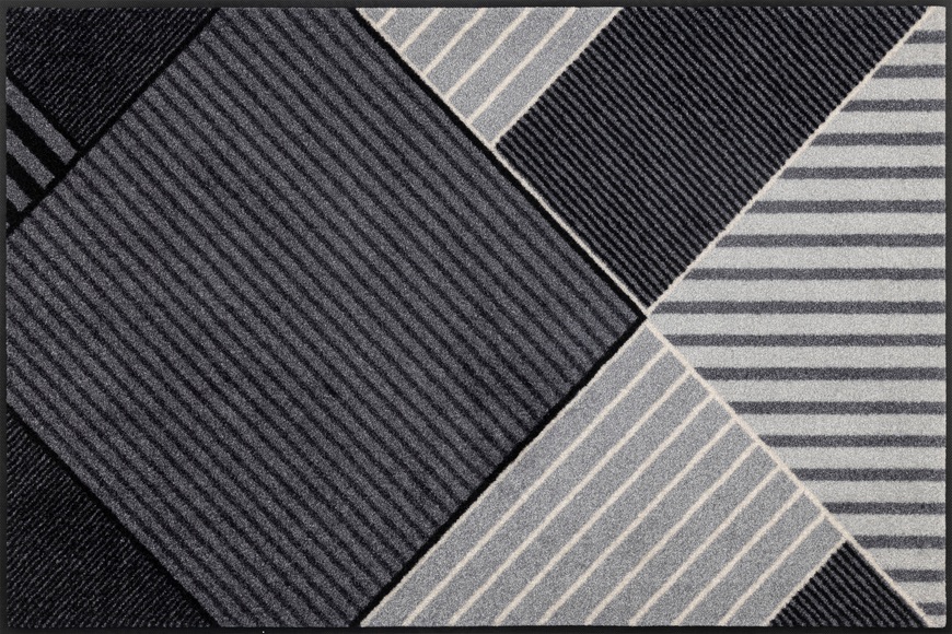wash+dry by Kleen-Tex Teppich »Straight in Blocks«, rechteckig