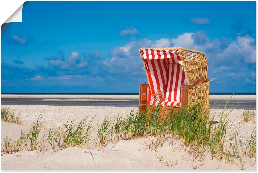 Artland Wandbild »Strandkorb 337«