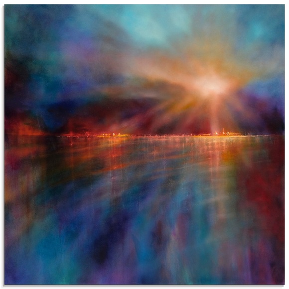 Artland Glasbild »Ein neuer Morgen«