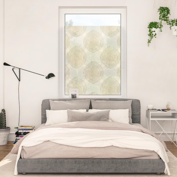 LICHTBLICK Fensterfolie »Fensterfolie selbstklebend, Sichtschutz, Stripy Boho Drop India - Beige«