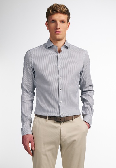 ETERNA LANGARM HEMD SUPER SLIM PERFORMANCE SHIRT STRETCH