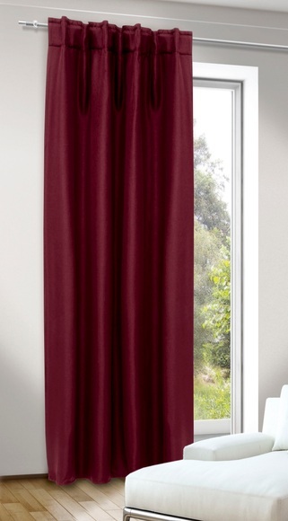 WILLKOMMEN ZUHAUSE by ALBANI GROUP Vorhang »Hamburg«, HxB: 245x135, verdeckte Schlaufen