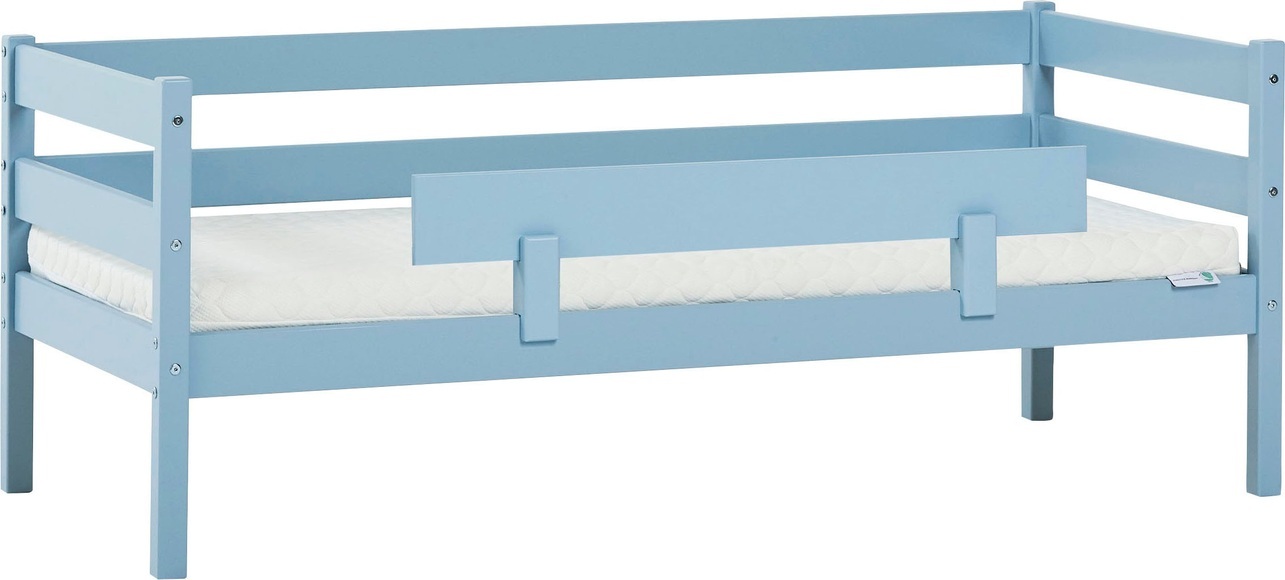 Hoppekids Einzelbett »ECO Comfort«, (Set), mit Rollrost in 8 Farben, wahlweise mit Matratze und Absturzsicherung
