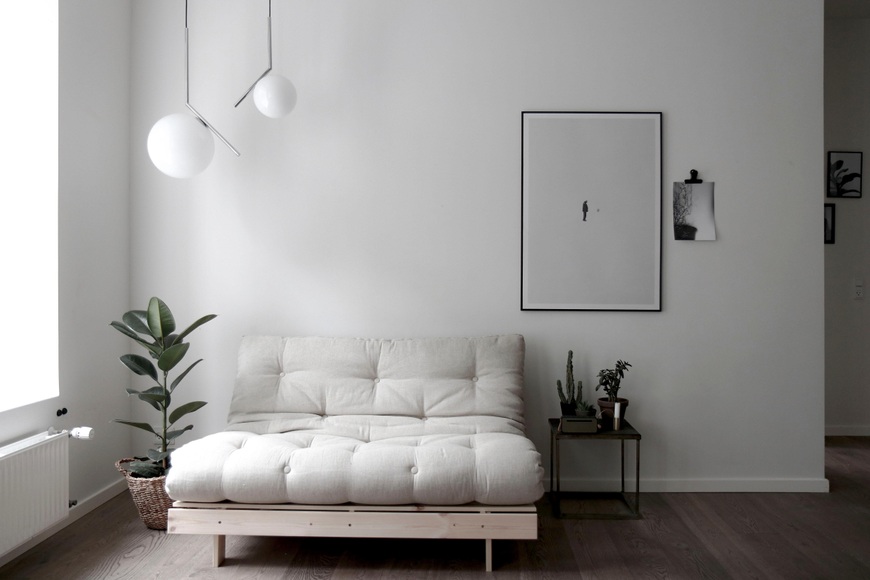 Karup Design ROOTS Futonsofa Gestell und Stofffarbe auswählbar