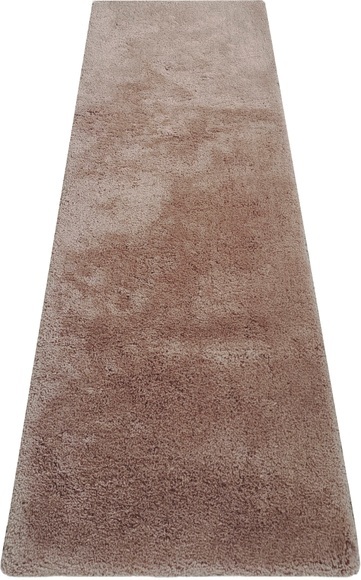 LeGer Home by Lena Gercke Hochflor-Läufer »Lucia«, rechteckig, 30 mm Höhe, Teppich-Läufer, Teppichläufer, Brücke, weiche Haptik, kuschelig, einfarbig, ideale Teppiche für Wohnzimmer, Ankleidezimmer, Schlafzimmer & Diele/Flur