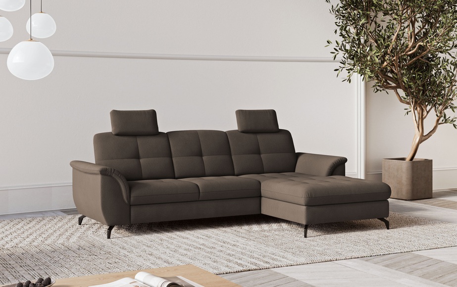 sit&more Ecksofa »Zora L-Form«, wahlweise mit Bettfunktion und Bettkasten