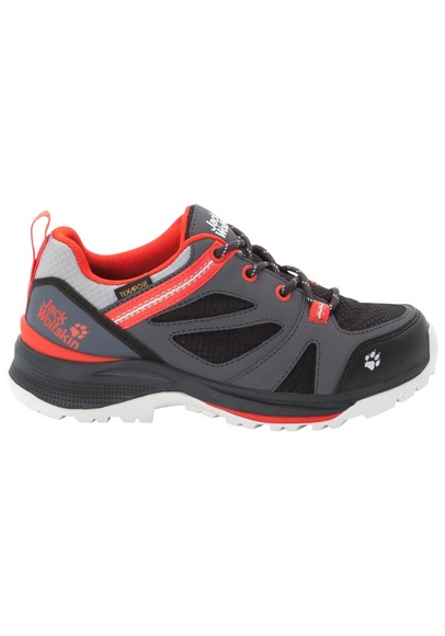 Jack Wolfskin Wasserdichte Kinder Wanderschuhe Force Striker Texapore Low Kids 37 grau