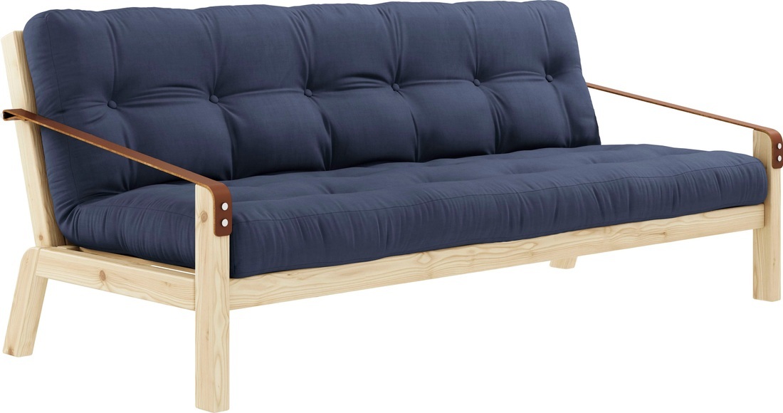 Karup Design Schlafsofa »Poetry«, (Set, 3 St.), Mit Holzstruktur, inkl. Futonmatratze, Liegefläche 130x190 cm