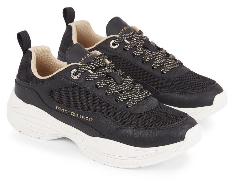 Tommy Hilfiger Plateausneaker »CHUNKY RUNNER«, mit praktischer Anziehlasche